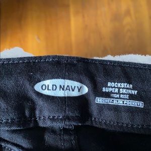 Old Navy super skinny high rise secret slim